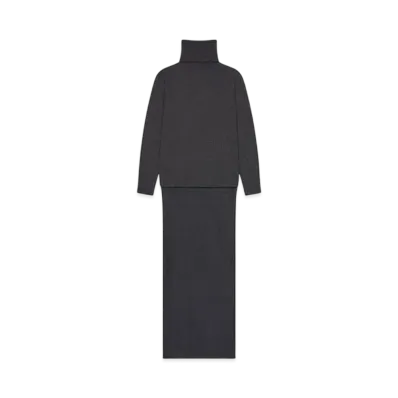 GIVENCHY Sweater In Cashmere With Train "Charcoal"
