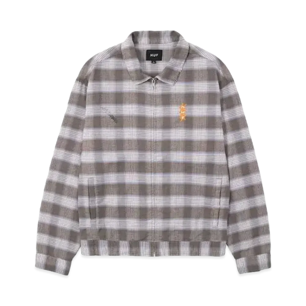 HUF All Star Damage Zip Shirt "Navy"