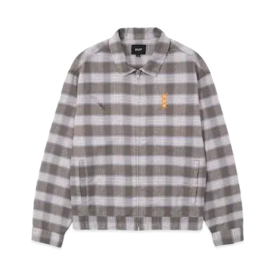 HUF All Star Damage Zip Shirt "Navy"