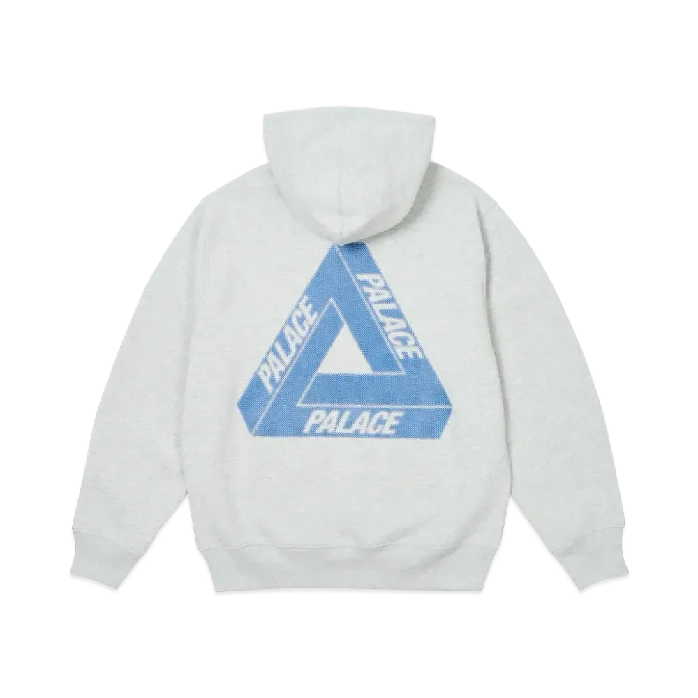 PALACE Bit Grippy Tri-Ferg Hood "Grey Marl"