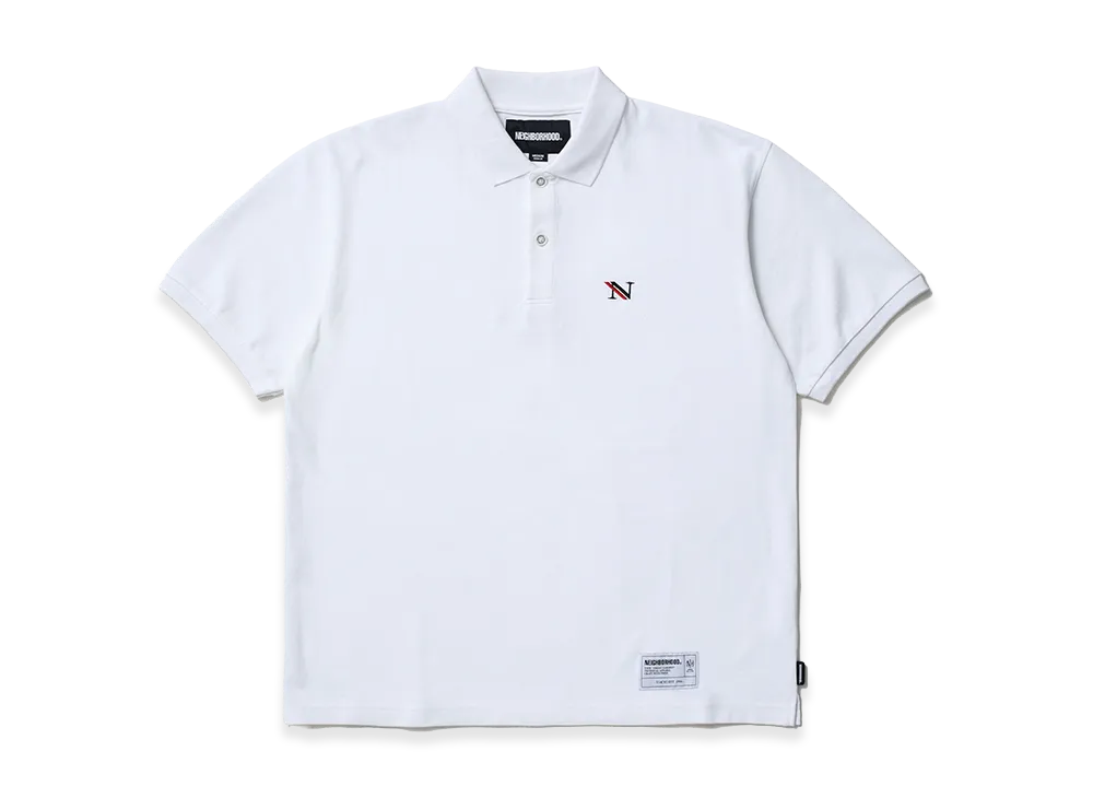 NEIGHBORHOOD Classic Polo SS "White"