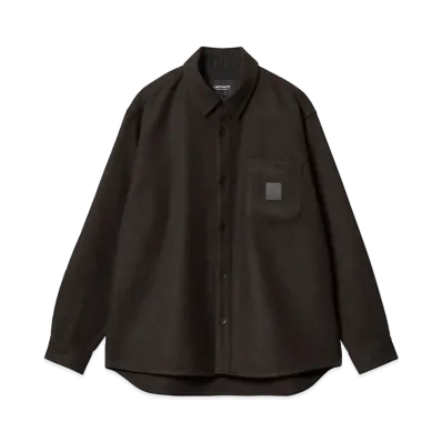 Carhartt Wip L/S Truman Shirt "Chocolate/Black"