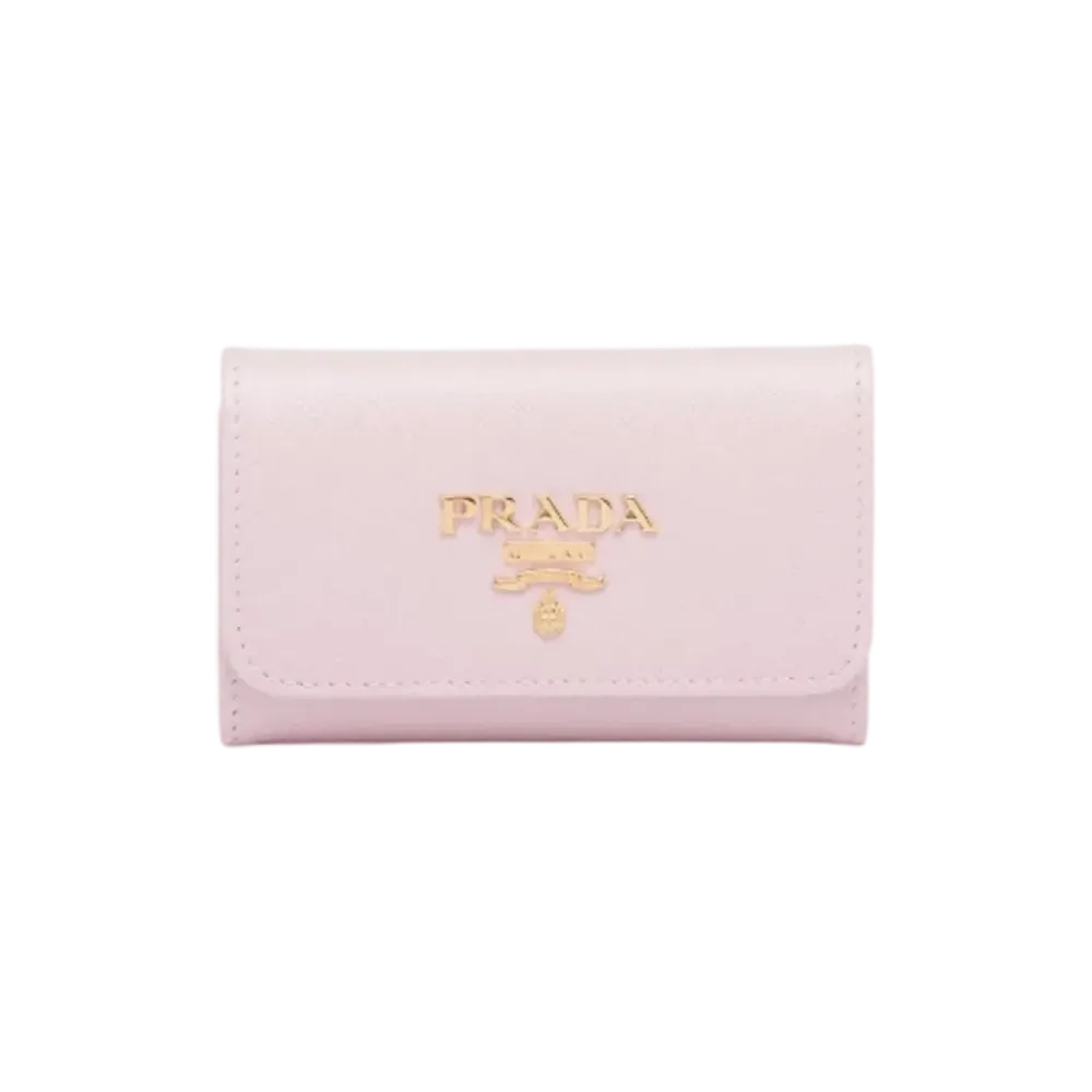 PRADA Saffiano Multicolor Key Case "Pink"