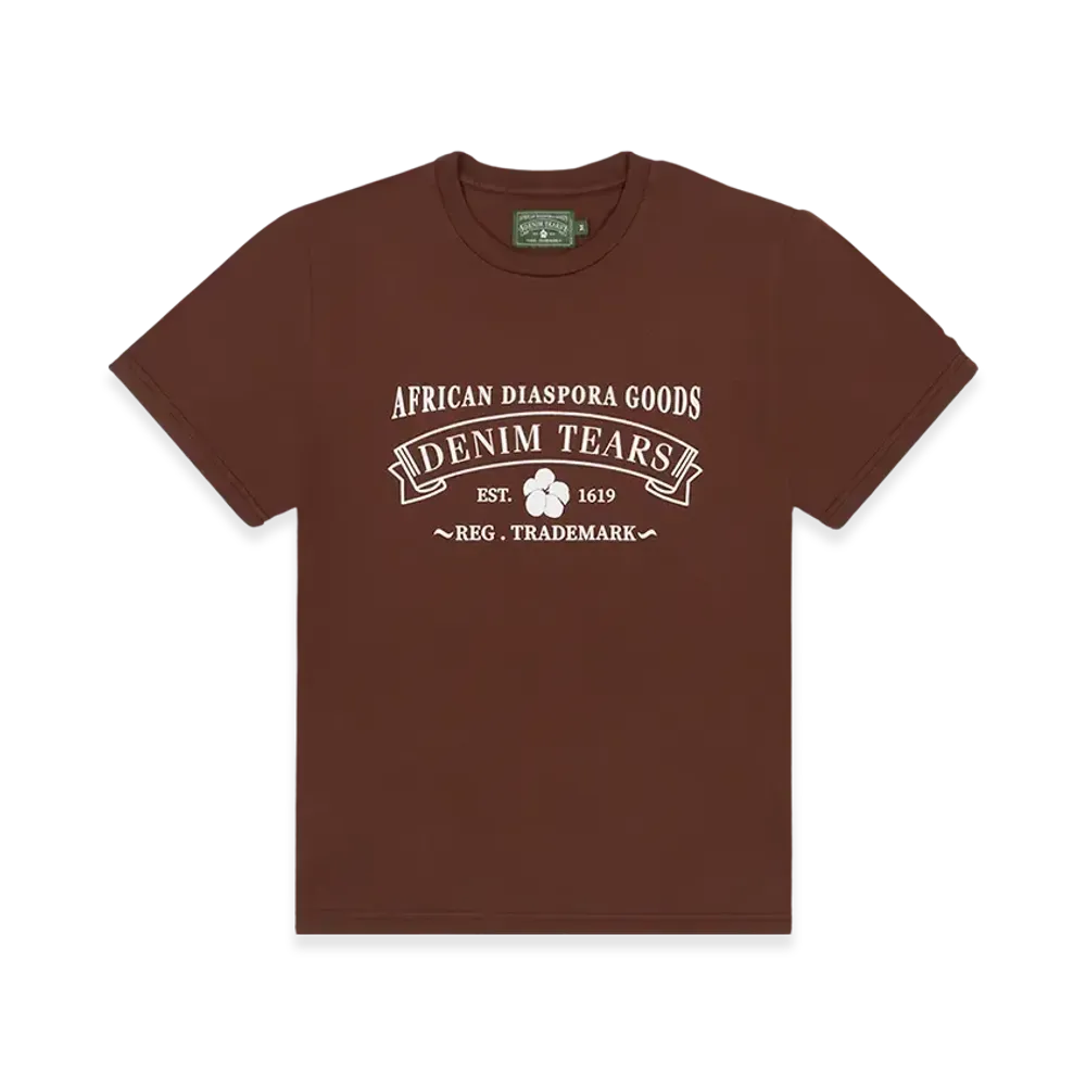 DENIM TEARS ADG Tee "Brown"