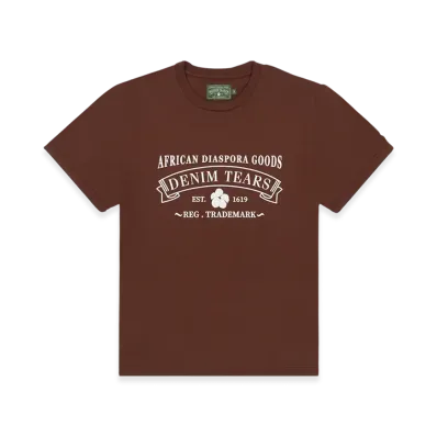 DENIM TEARS ADG Tee "Brown"