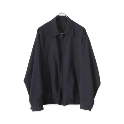 COMOLI Wool Swing Top "Navy"