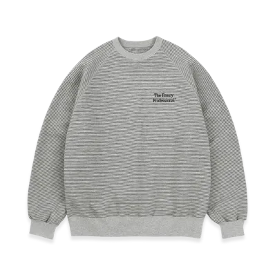 ENNOY Border Crew Neck Sweat "Gray"