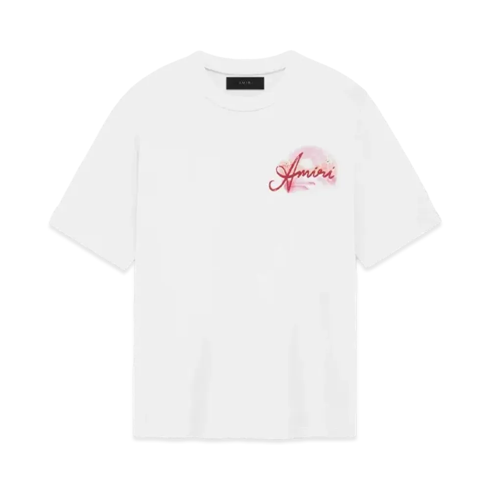 AMIRI Paradise Airbrush Tee "White"