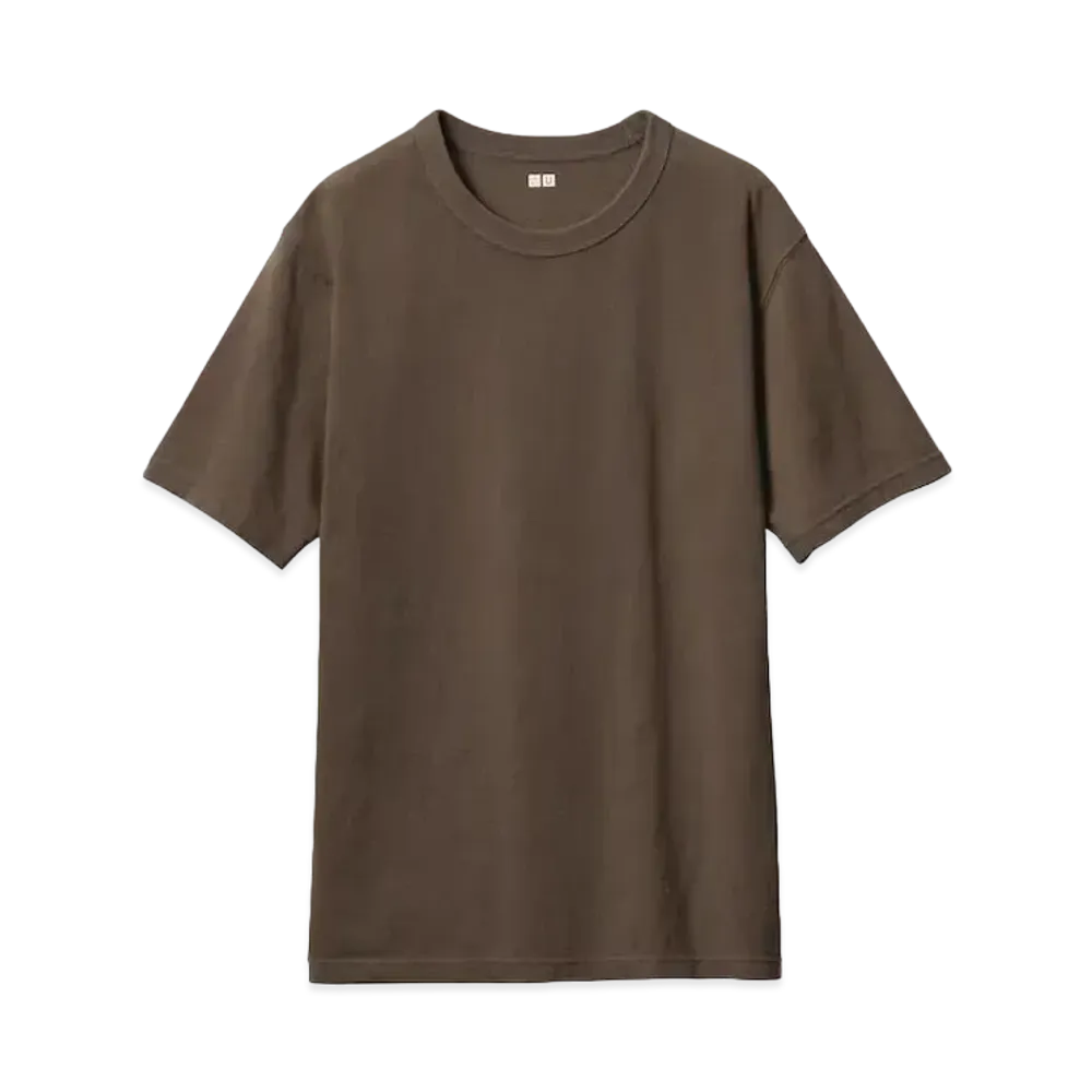 Uniqlo U 24SS Crew Neck T "Brown"