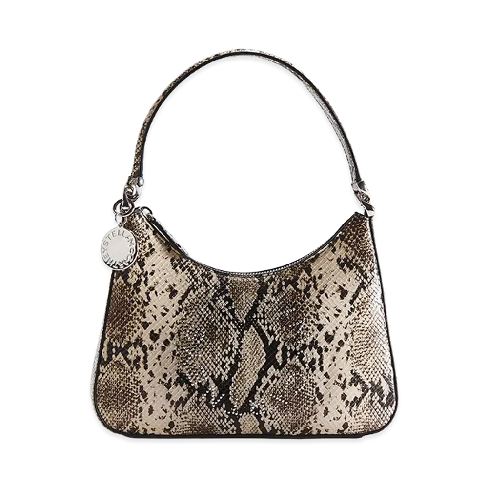 H&M x Stella McCartney Women's Snakeskin Print Handbag "Beige"