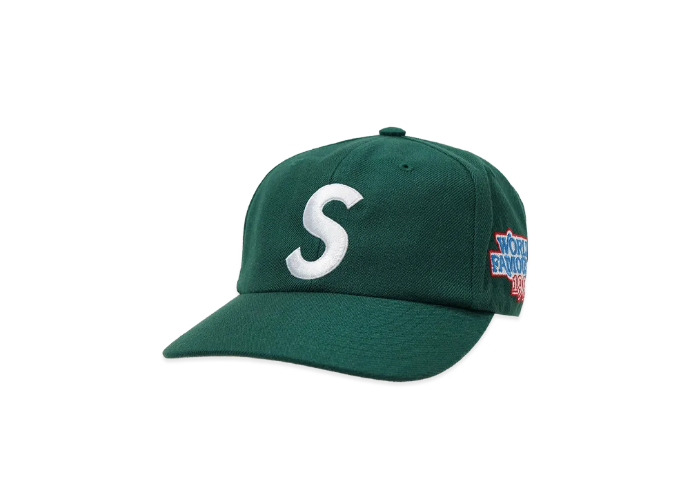 Supreme World Famous S Logo 6-Panel (26SS) "Dark Green"