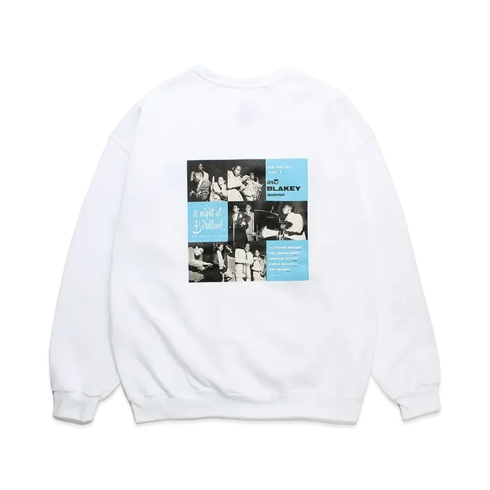 WACKO MARIA BLUE NOTE Sweat Shirt "White"