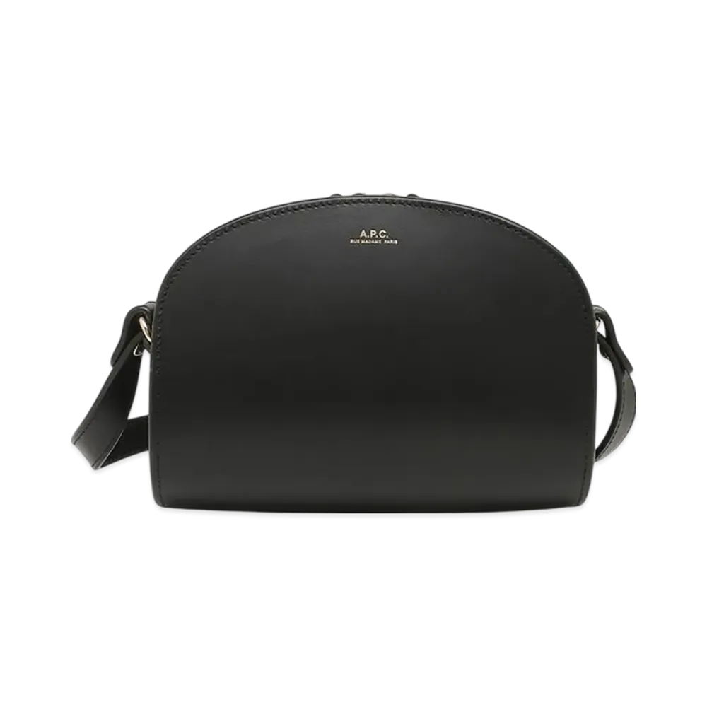 A.P.C. Sac Demi Lune Mini "Black"