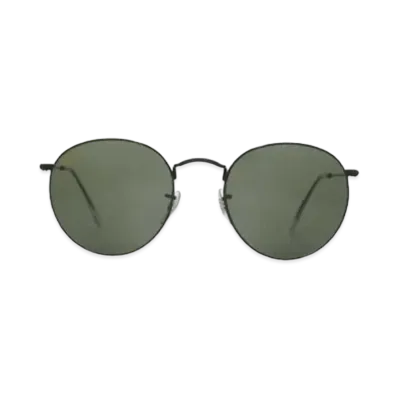 Ray-Ban ROUND METAL "BLACK x G-15 GREEN"
