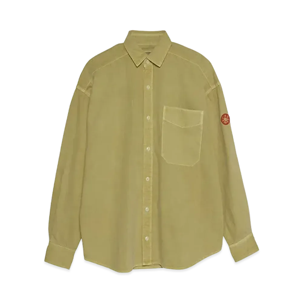 Cav Empt (C.E) OVERDYE COLOUR DENIM SHIRT "Yellow"