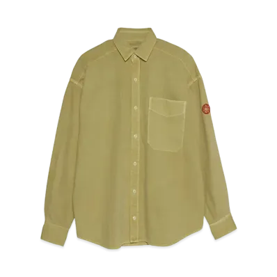 Cav Empt (C.E) OVERDYE COLOUR DENIM SHIRT "Yellow"