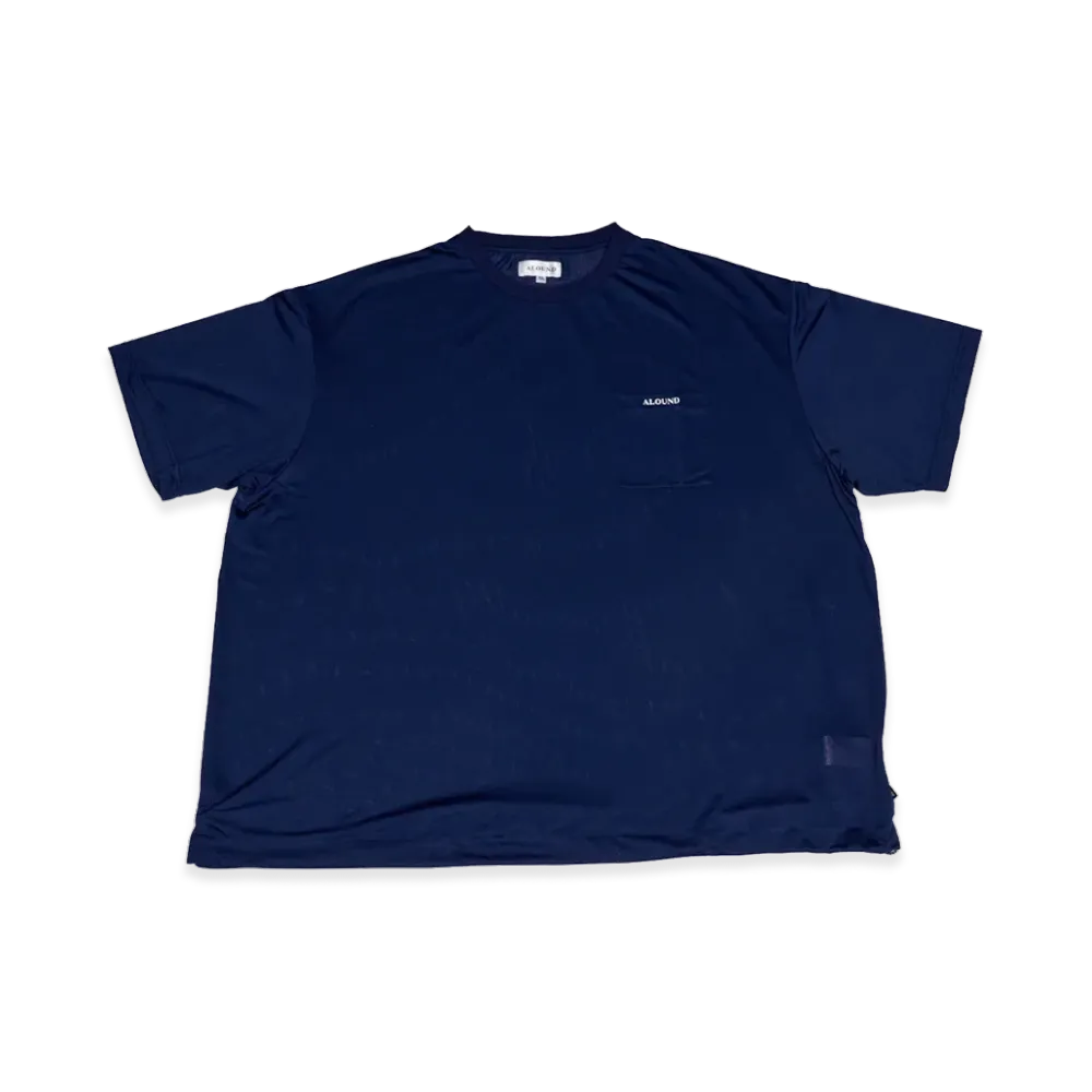 ALOUND Wide Mesh Pocket Shirts "Navy"