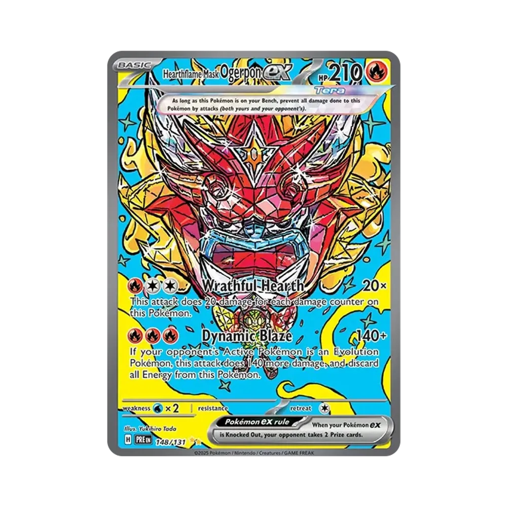 オーガポン かまどのめんex SIR [PRE EN 148/131]【英語版】(スカーレット&バイオレット「プリズマティックエボリューションズ」)
