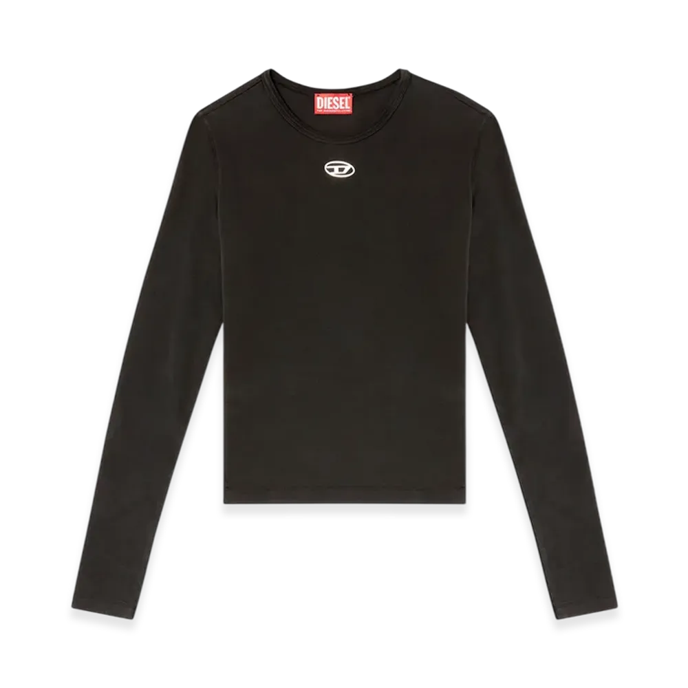 Diesel T-Uncutieslong-Ls-Od Long Sleeve Top "Black"