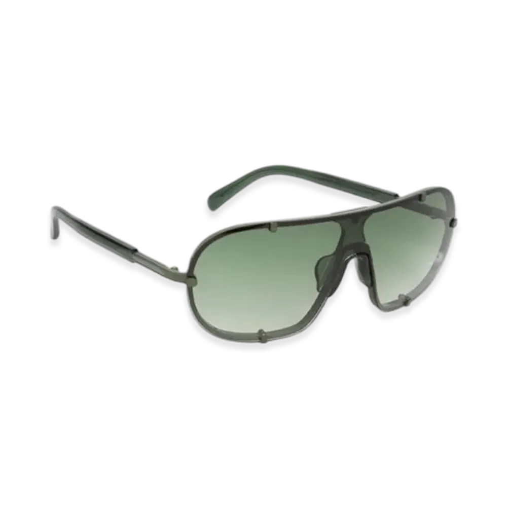 DRIES VAN NOTEN Aviator Sunglasses "Khaki"