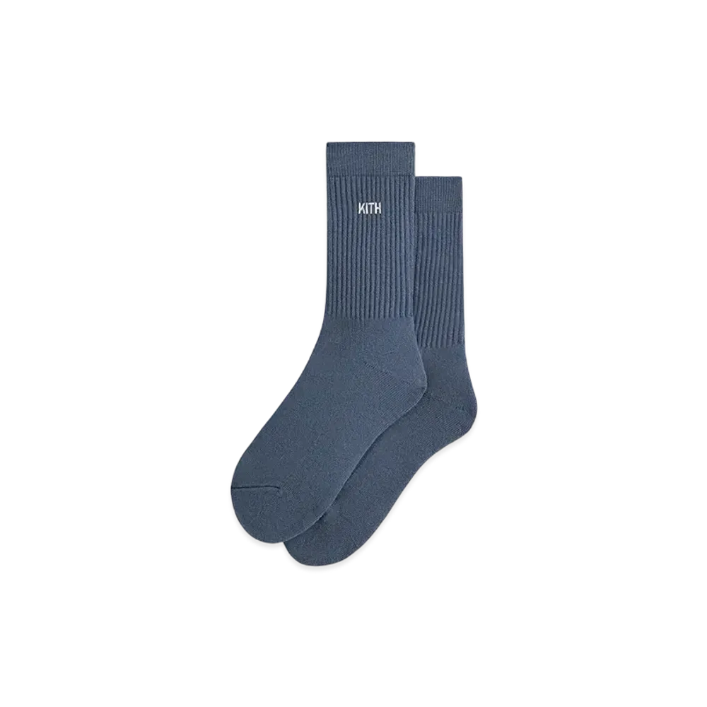 Kith Women's Speed Logo Classic Crew Sock "Gotham"