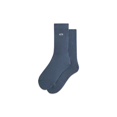 Kith Women's Speed Logo Classic Crew Sock "Gotham"