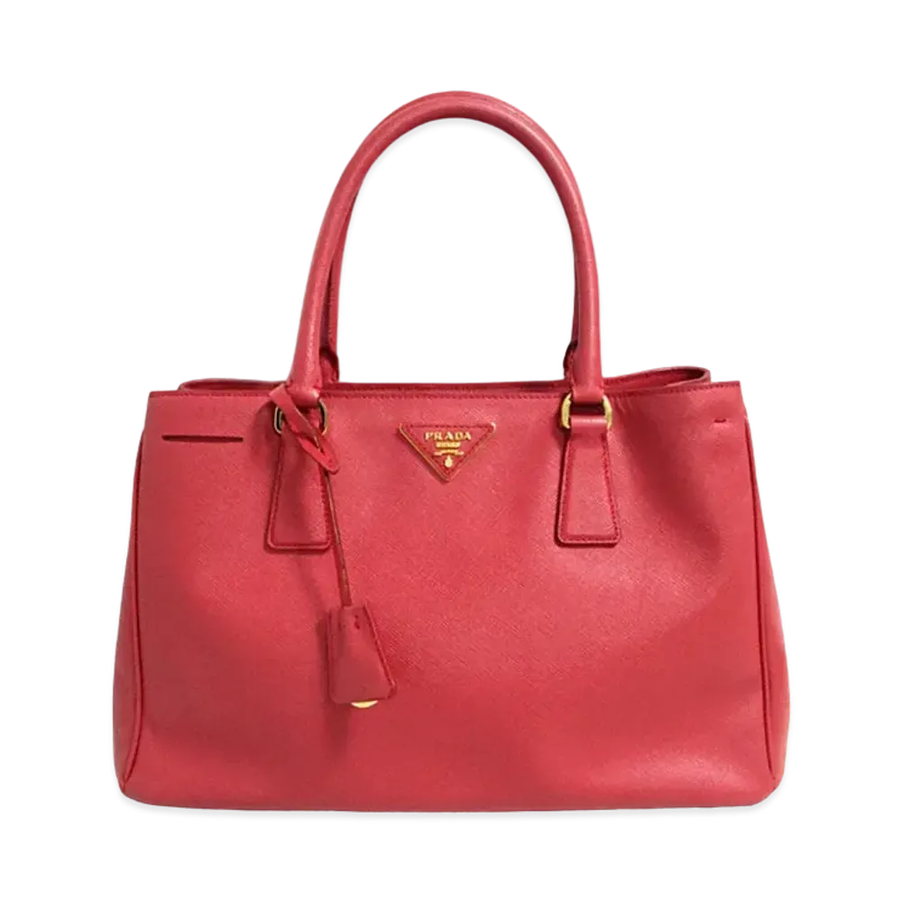 PRADA Saffiano Hand Bag "Pink"