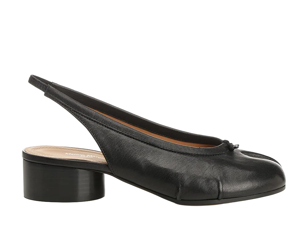 Maison Margiela Women's Tabi Ballerina Slingback "Black"