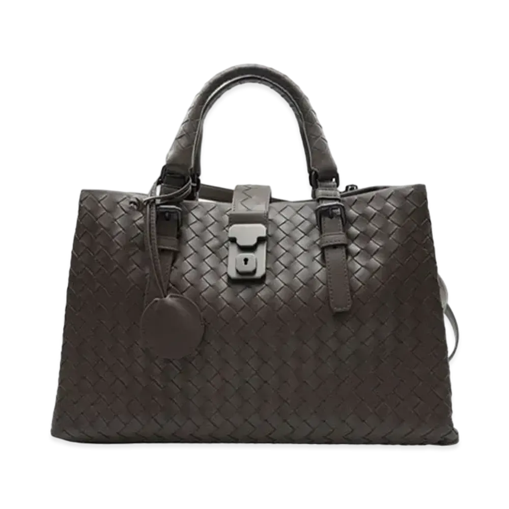 Bottega Veneta Lambskin Hand Bag "Brown"