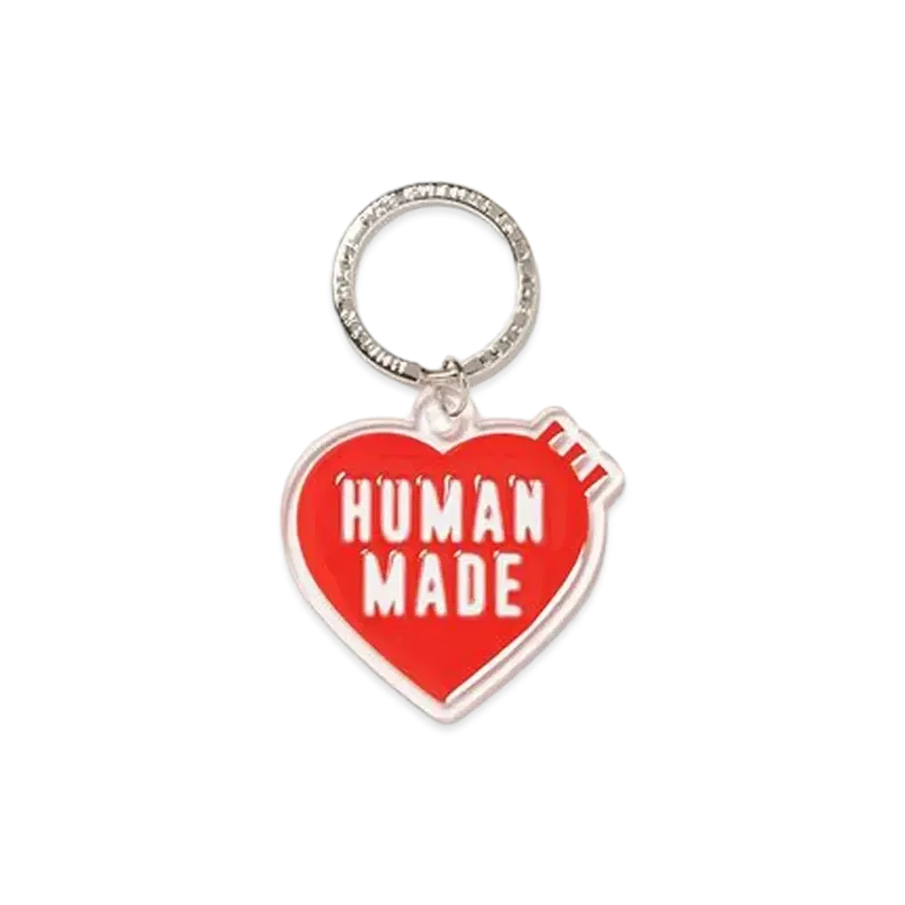 HUMAN MADE Heart Keyring "Red"
