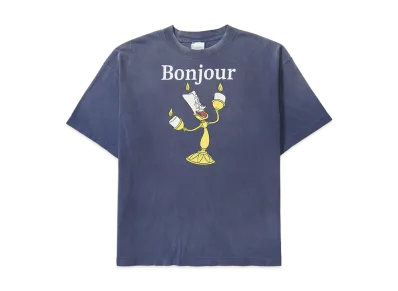 SAINT Mxxxxxx x Disney Beauty and the Beast SS Tee Bonjour "Navy"