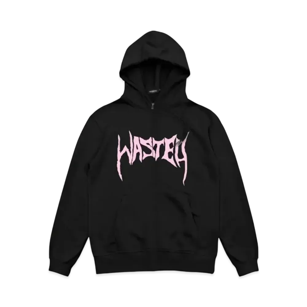 WASTED PARIS Hoodie Zip Crypt "Black"