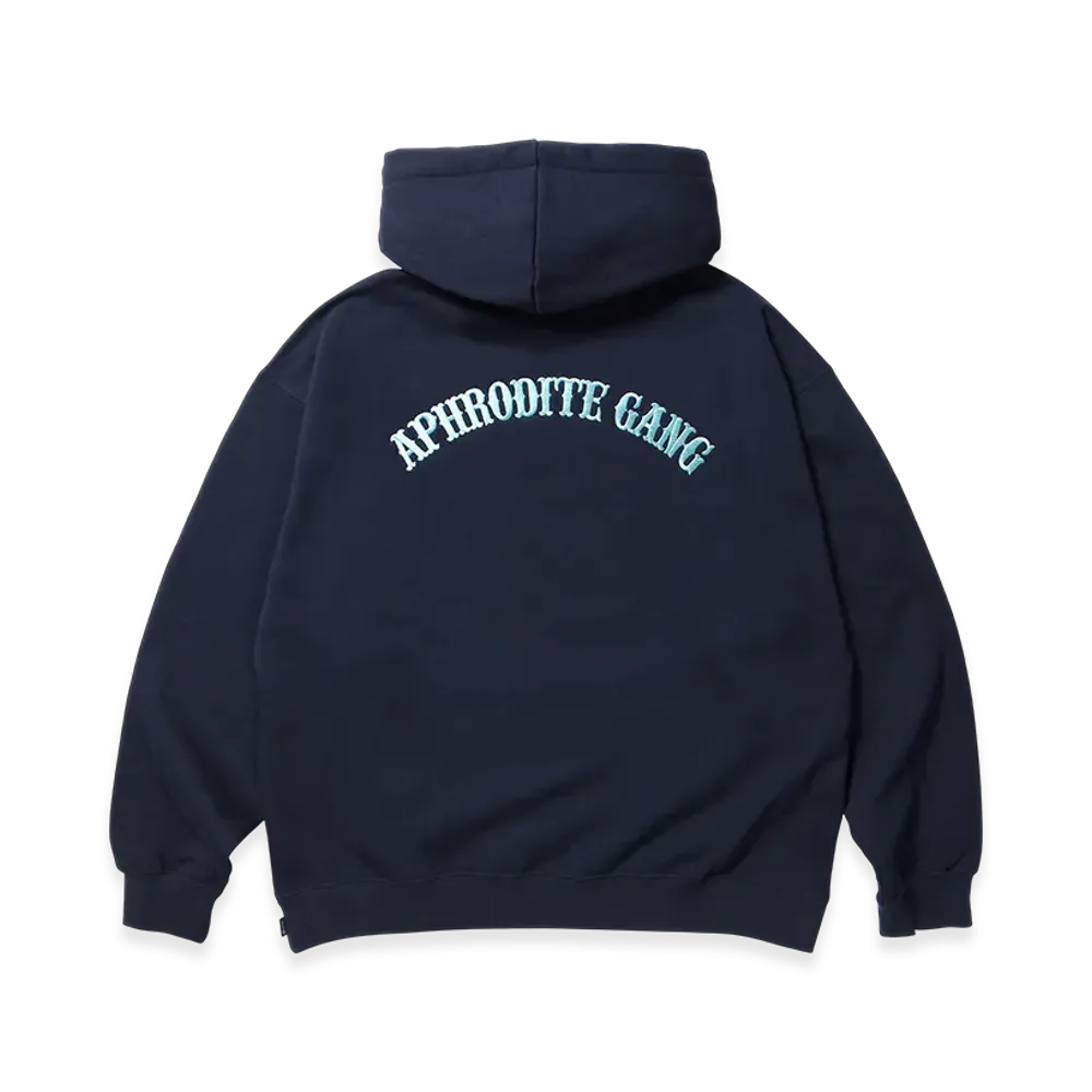 APHRODITEGANG Arch Logo Hooded Sweat Shirt "Navy"