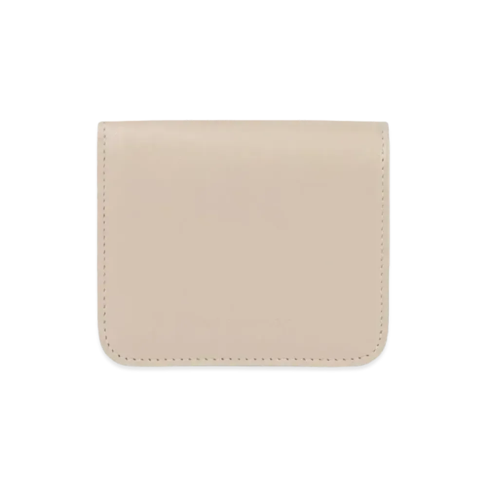 BALENCIAGA Essential Flap Coin And Card Holder "Beige"