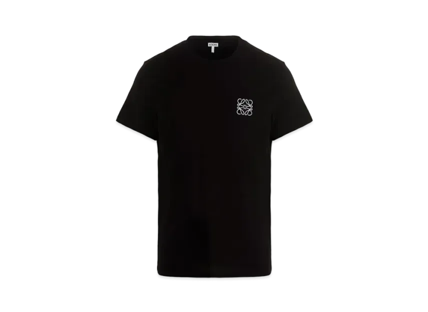 LOEWE Regular Fit T-Shirt in Cotton "Black"