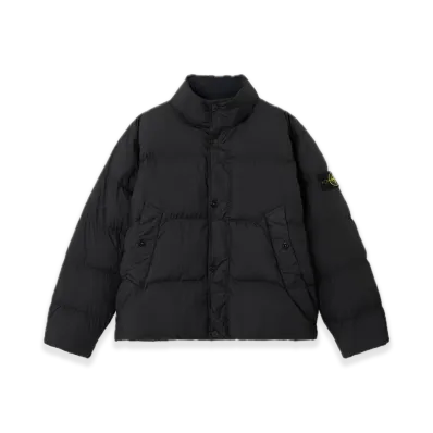 Stone Island 4100010 Crinkle Reps Ny Recycled Nylon "Black"
