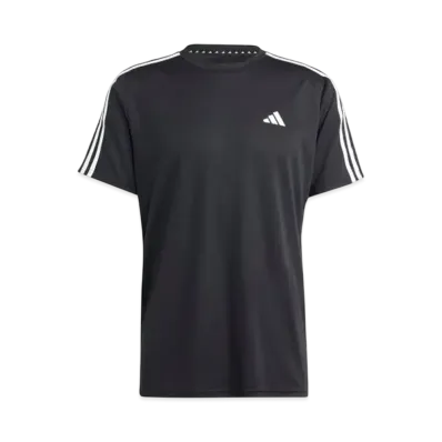 adidas Train Essentials Three Stripes Training Short Sleeve T-Shirt "Black/White"