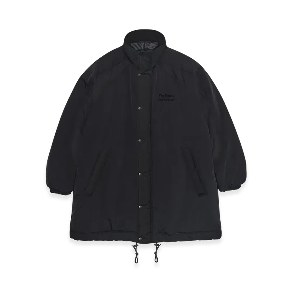 ENNOY Padded Nylon Bench Coat "Black/Black"
