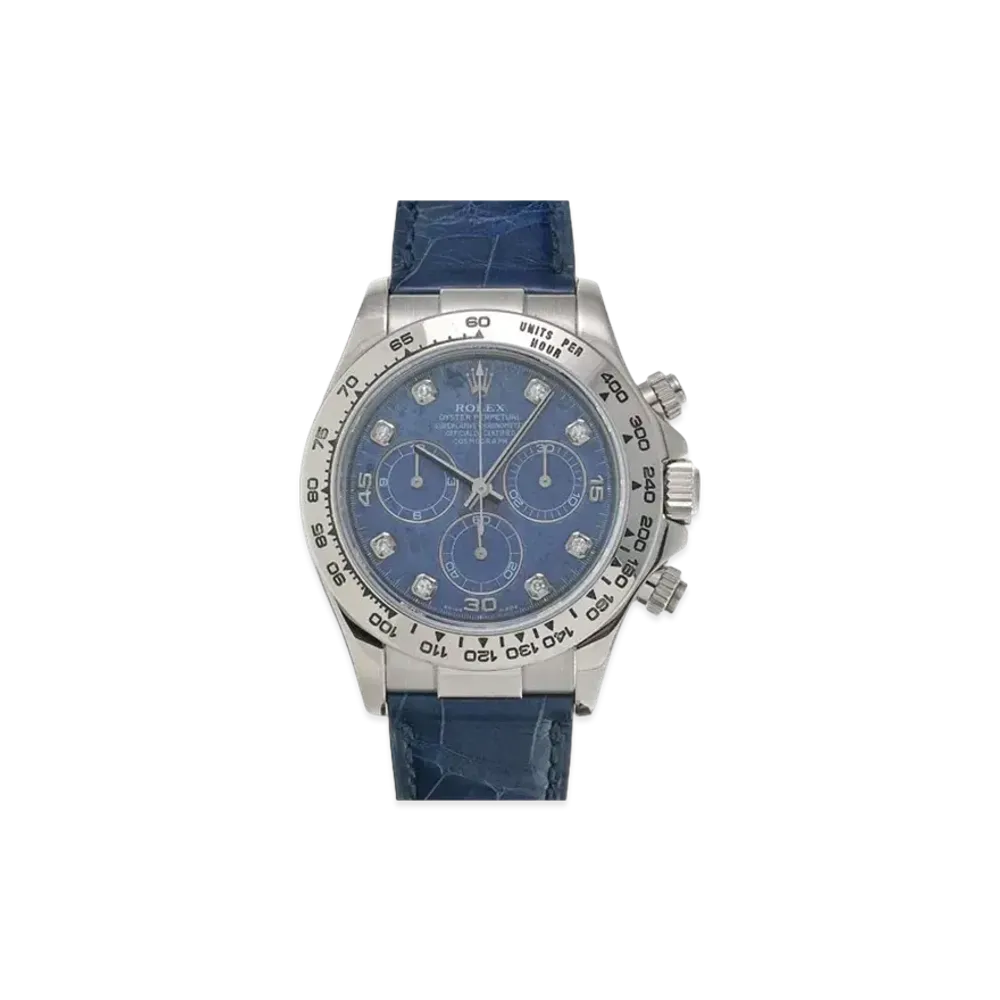 ROLEX Cosmograph Daytona 8P Diamonds "Sodalite/White Gold"