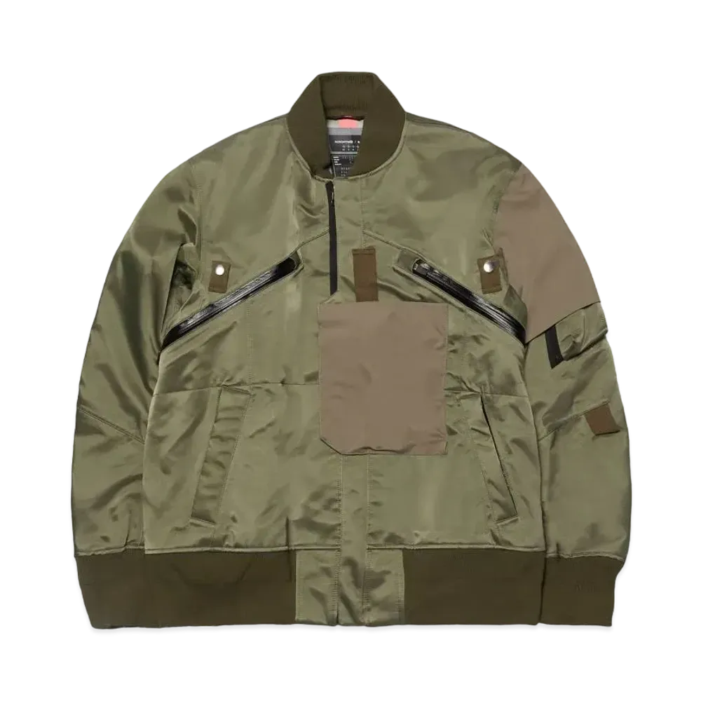 sacai / ACRONYM BOMBER JACKET "Khaki"