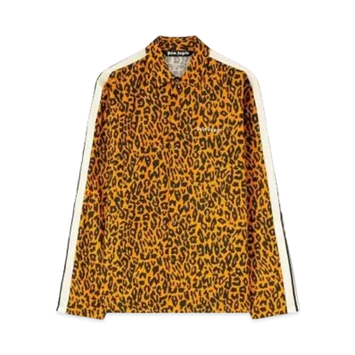 PALM ANGELS Cheetah Truck Shirt "Orange Black"