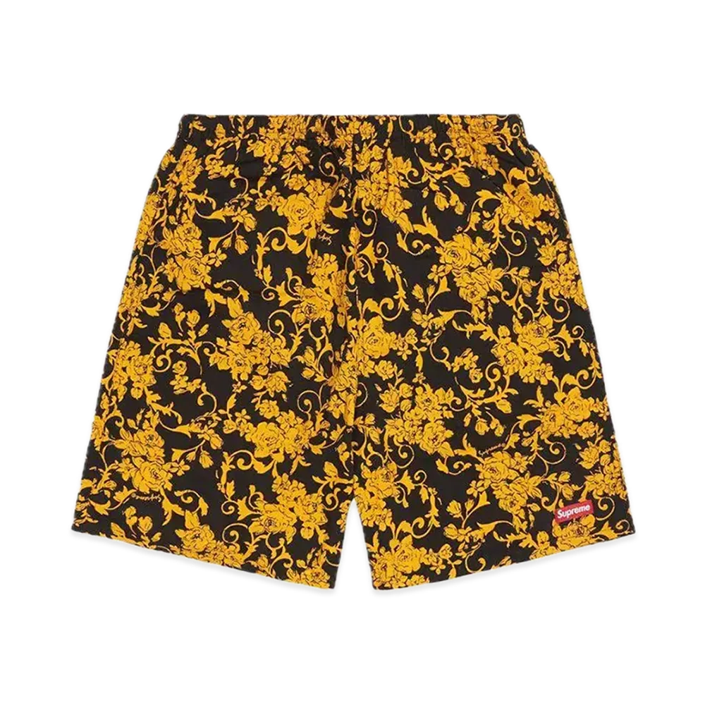 Supreme Nylon Water Short "Black Floral"