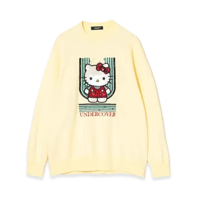 UNDERCOVER x Sanrio Cotton Sweat Pullover (Hello Kitty) "Ivory"