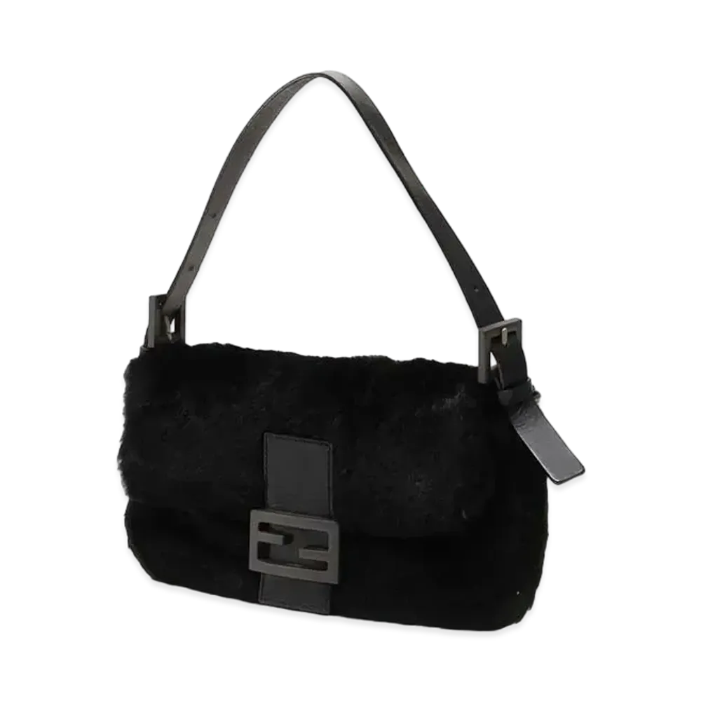FENDI Mamma Bucket Fur "Black"
