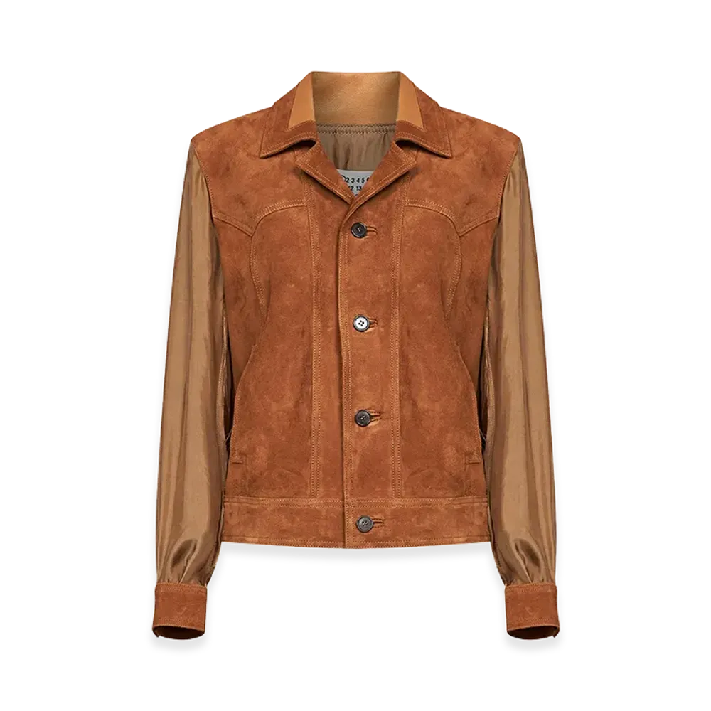 Maison Margiela Women's Coats "Brown"