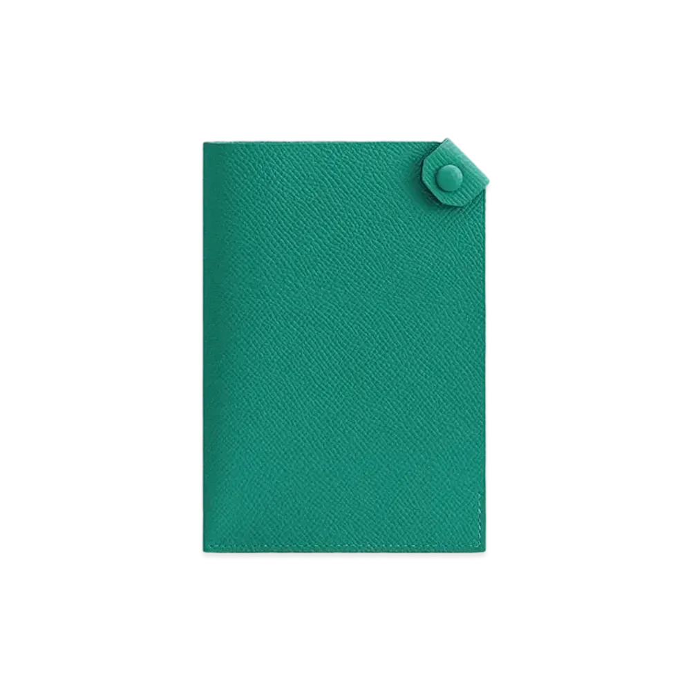 Hermes Tarmac Passport Holder "Vert Veronèse"