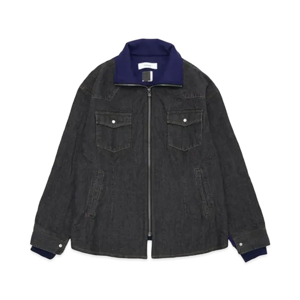 FACETASM Denim Sweat Jacket "Black"
