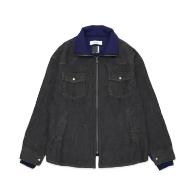FACETASM Denim Sweat Jacket "Black"