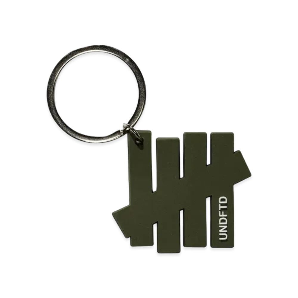 UNDEFEATED Icon Keychain "Olive"