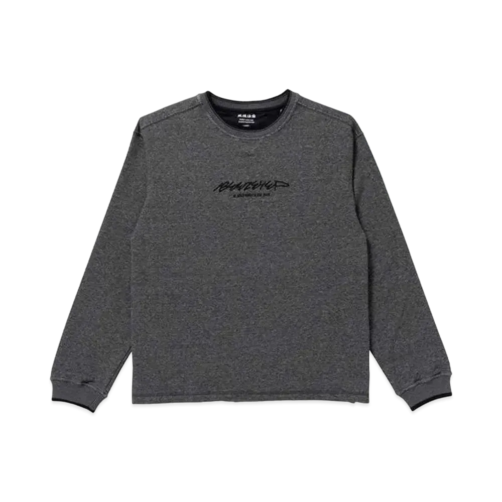 BlackEyePatch BEEZ-EYE-P SCRIPT LOGO LIGHT-WEIGHT CREW SWEAT "Black"